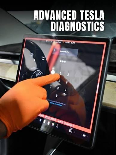High-voltage EV charging port diagnostics with a tablet scan tool